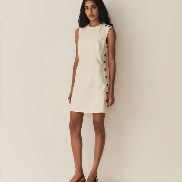 DÔEN CORALIE DRESS in magnolia size 4 NWT - Picture 2 of 7